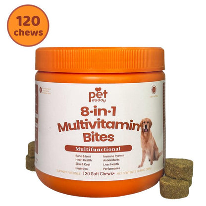 300Gxxl Family Size Petdaddy Chewable Dog Multivitamin | Joint, Skin & Omega 3 Support | Puppy & Senior | 120 Chews #Dogsupplements #Pethealth