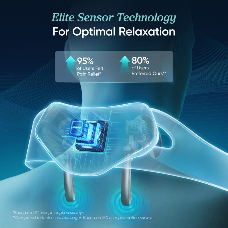 Etekcity Cadeo Cordless Shiatsu Neck and Shoulder Massager with Heat, Deep Tissue Kneading, Adjustable Modes, Portable Pain Relief & Relaxation Gift for Mom Dad Tiktokshopblackfriday