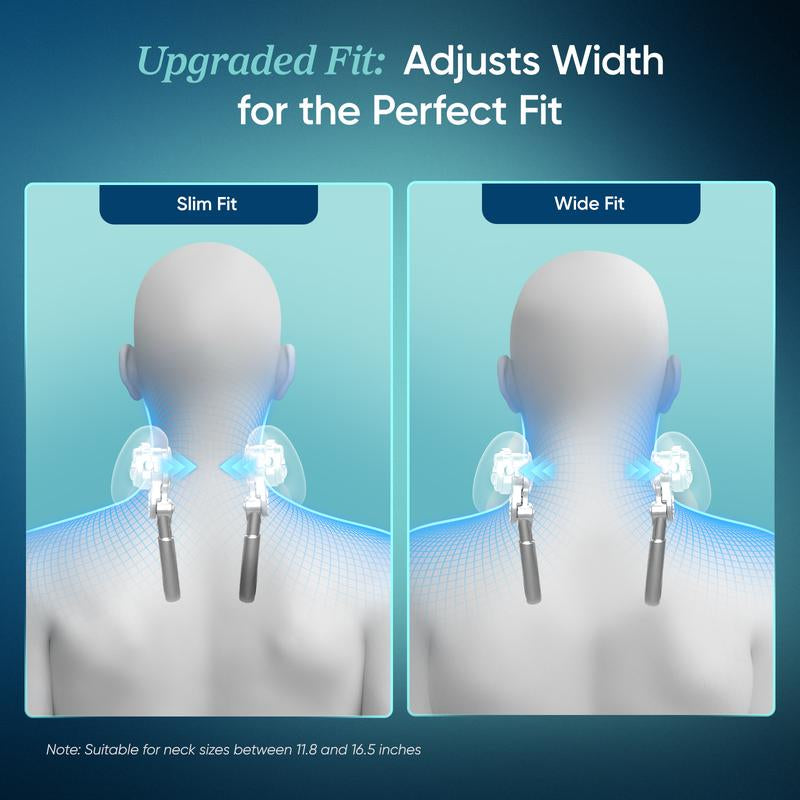 Etekcity Cadeo Cordless Shiatsu Neck and Shoulder Massager with Heat, Deep Tissue Kneading, Adjustable Modes, Portable Pain Relief & Relaxation Gift for Mom Dad Tiktokshopblackfriday